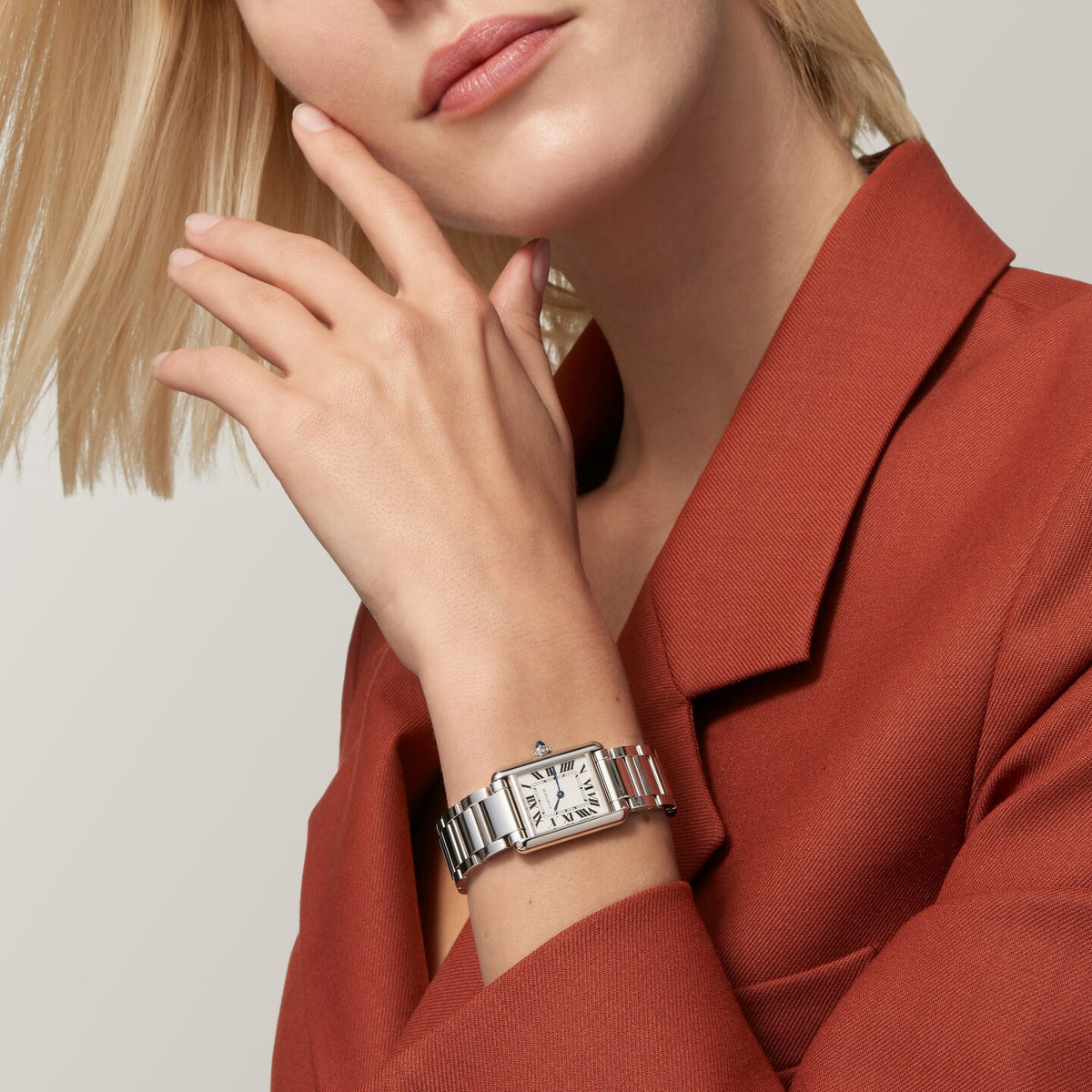 Reloj Cartier Tank Must SolarBeat Pequeño Acero WSTA0121
