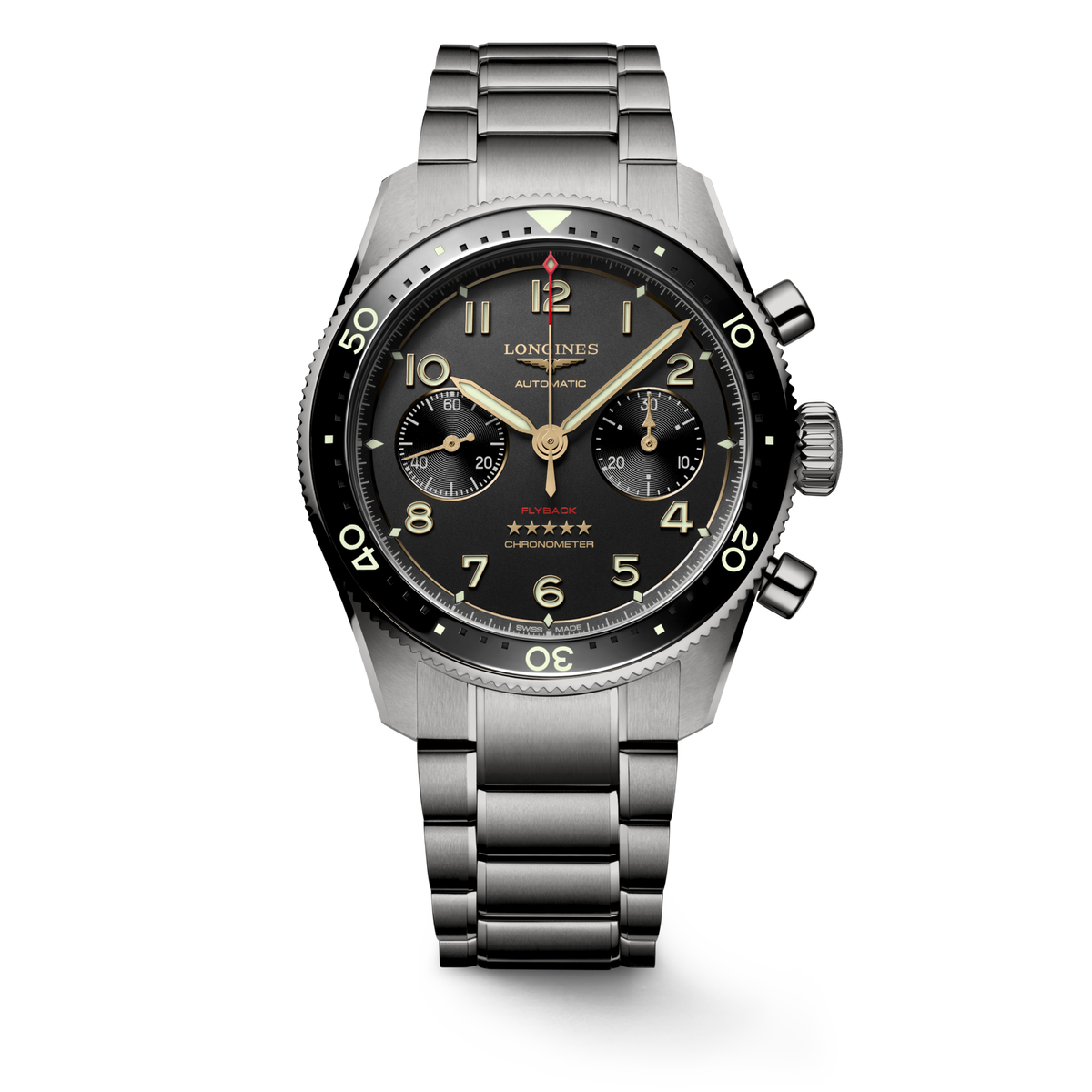 Reloj Longines Spirit Flyback Titanium L3.821.1.53.6