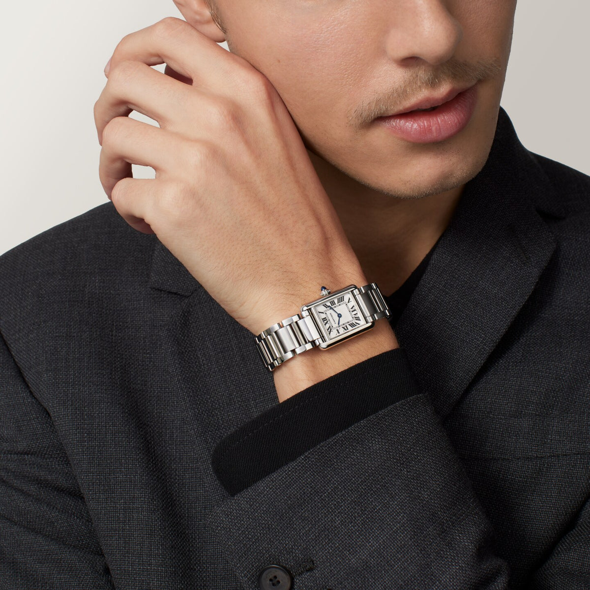 Reloj Cartier Tank Must SolarBeat Pequeño Acero WSTA0121
