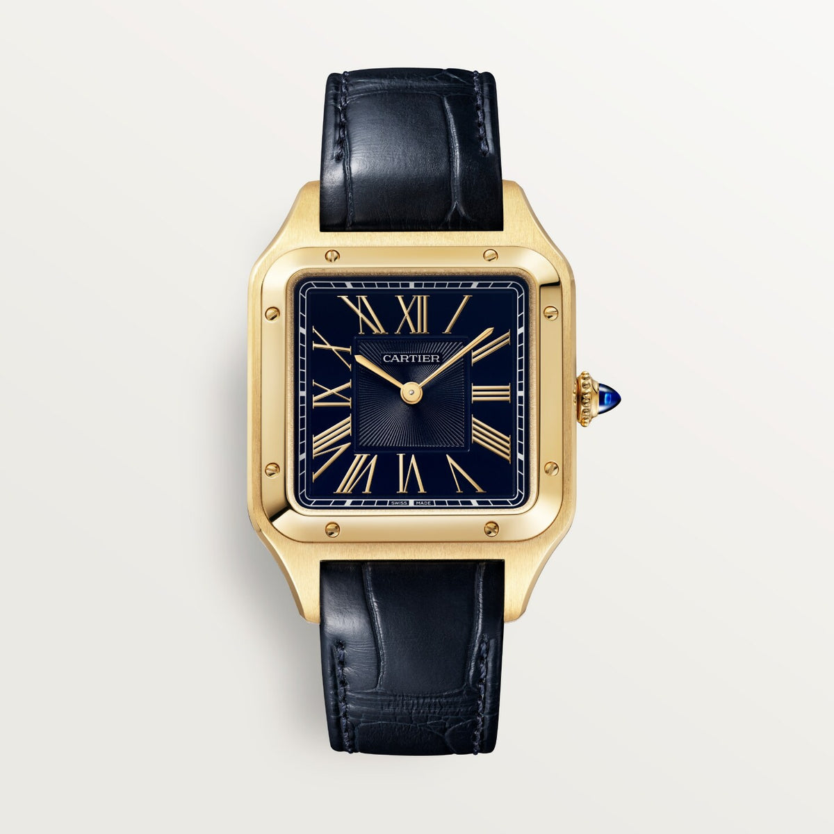 Reloj Cartier Santos-Dumont Grande Oro Amarillo WGSA0115